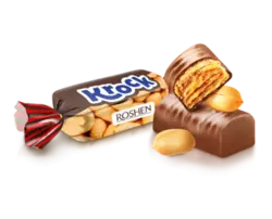 شکلات کروک روشن KROCK با خمیر بادام زمینی بسته یک کیلویی