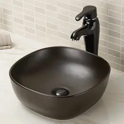 کاسه روشویی لورنزا 75 مشکی