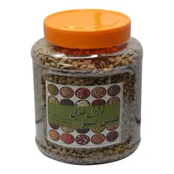 عدس سبز توژان طلایی مدل قوطی 900 گرمی