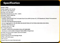 مودم سیم کارتی 4G/TD-LTE ایرانسل مدل TF-i60 B1 آنلاک