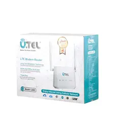 مودم 4G LTE Modem Router مدل U.TEL-L443 - سفید گارانتی 3ساله