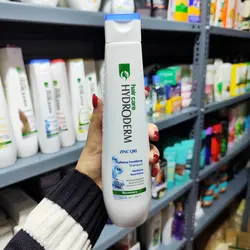 شامپو تقویت کننده و مغذی مو هیدرودرم حاوی زینک و کیوتن 400 میلی لیتر