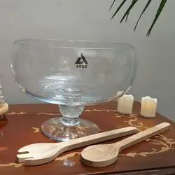 کاسه سالاد پایه بلور