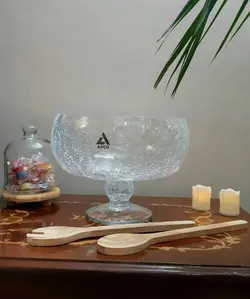 کاسه سالاد پایه بلور الماس