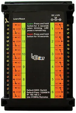 کنترلر وای فای و ریموتی رله MQ-دوازده کانال