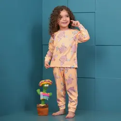بلوز شلوار راحتی طرح خرچنگ