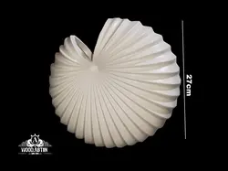 پلی‌استر گلدان صدف سه سایز