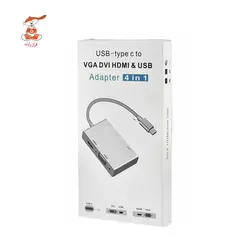 تبدیل Type c به VGA/ DVI/HDMI/USB