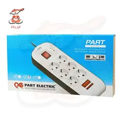 محافظ ولتاژ پارت الکتریک مدل 6 خانه