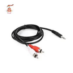 کابل صدا 1 به 2 اسپیکر AUX TO AV