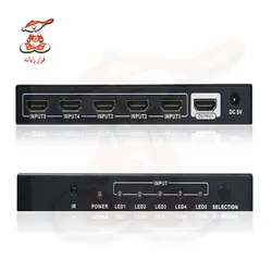 سوئیچ 5 پورت HDMI 1.4 مدل FY1408BM