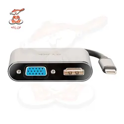 مبدل TYPE-C به VGA/HDMI دی لینک DUB-V210