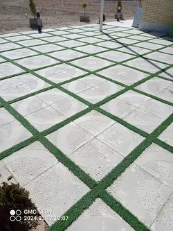 موزاییک طرح واش بتن (ابعاد 2.7*30*60 سانتیمتر)