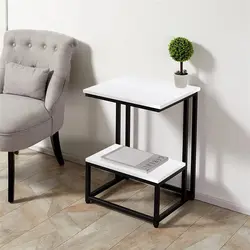 میز تلفن دیزم مدل TEL_H100_45_W کاتن مدل 106354