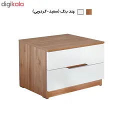 میز پاتختی مدل لوکا کد SP-2K-SG-1 کاتن مدل 106315