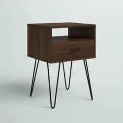 میز پاتختی مدل Nightstand کاتن مدل 106266