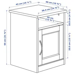 میز پاتختی ایکیا مدل SONGESAND کاتن مدل 106131