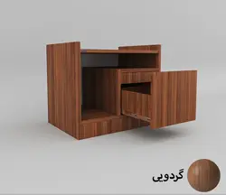 میز پاتختی اعیان مدل FH555 کاتن مدل 106129