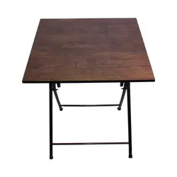 میز و صندلی غذاخوری یک نفره کمپینگ و مسافرتی تاشو کاتن مدل 105469