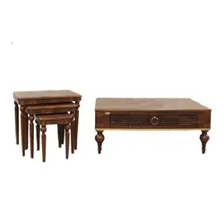 میز پذیرایی ونیز مدل 105 مجموعه 4 عددی کاتن مدل 104549