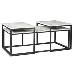 میز پذیرایی مدل NA-20479-ST مجموعه 3 عددی کاتن مدل 104482