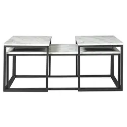 میز پذیرایی مدل NA-20479-ST مجموعه 3 عددی کاتن مدل 104482