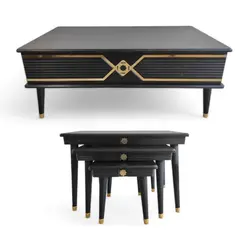 میز پذیرایی مدل MA14 مجموعه 4 عددی کاتن مدل 104477