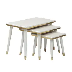 میز پذیرایی مدل AlA مجموعه چهار عددی کاتن مدل 104443