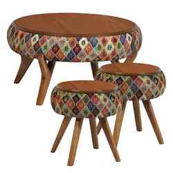 میز پذیرایی مدل AK-47 مجموعه 3 عددی کاتن مدل 104432