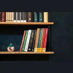 کتابخانه مدل دکوراتیو 6 طبقه کاتن مدل 104343