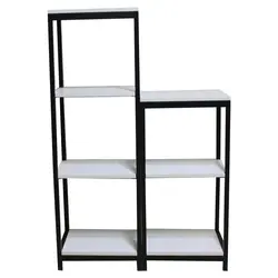 کتابخانه مدل چوبی فلزی IKE432 مجموعه 2 عددی کاتن مدل 104337