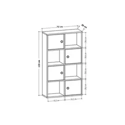 کتابخانه مدل 5444 کاتن مدل 103949