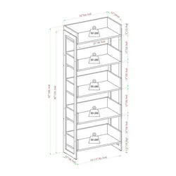 کتابخانه مدل Walker-1 کاتن مدل 103703