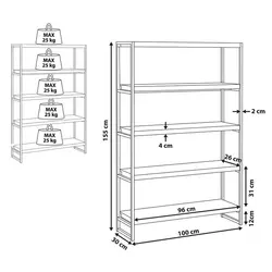 کتابخانه مدل mor-2010 کاتن مدل 103676