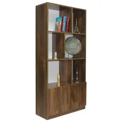 کتابخانه مدل 3 طبقه و کمددار IKE487 کاتن مدل 103525