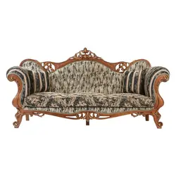 مبل 9 نفره مدل کلاسیک امپراطور کد em230 به همراه میز پذیرایی کاتن مدل 102039