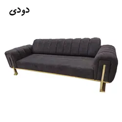 مبل 8 نفره مبلمان الماس سیاه مدل صدفی کاتن مدل 102028