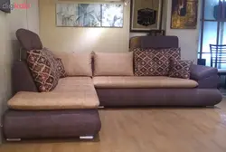 ست مبل راحتی طرح ال مدل SMA21 کاتن مدل 101975