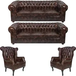 مبل هشت نفره بازرگانی پارسین مدل چستر سزار کاتن مدل 101910