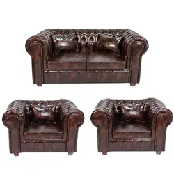 مبل چهار نفره مدل چستر کریستال گلد کد 504 کاتن مدل 101733