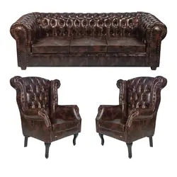 مبل پنج نفره بازرگانی پارسین مدل چستر سزار کاتن مدل 101658