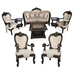 مبلمان استیل 7 نفره مدل رز کاتن مدل 100703