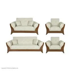 مبل راحتی هفت نفره بلوط کاتن مدل 100649