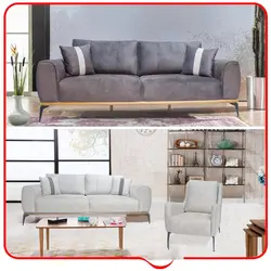 مبل راحتی 8 نفره مبلمان وودن مدل بیانکو کاتن مدل 100581