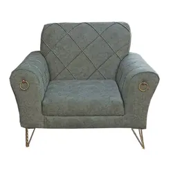 مبل 5 نفره مبلمان الماس سیاه مدل اسکارلت کاتن مدل 100383