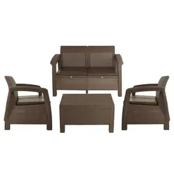 ست مبلمان 4 نفره بابل کارپت کد 001 کاتن مدل 100363