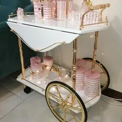 میز پذیرایی مدل کالسکه کاتن مدل 100049