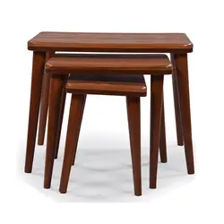 میز پذیرایی مدل 103 دورفندقی مجموعه 4 عددی کاتن مدل 100012