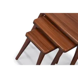 میز پذیرایی مدل 103 دورفندقی مجموعه 4 عددی کاتن مدل 100012