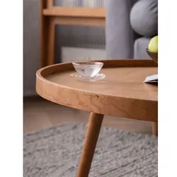 میز پذیرایی فریازان دکور مدل لومیر R60&40 مجموعه دو عددی کاتن مدل 100009